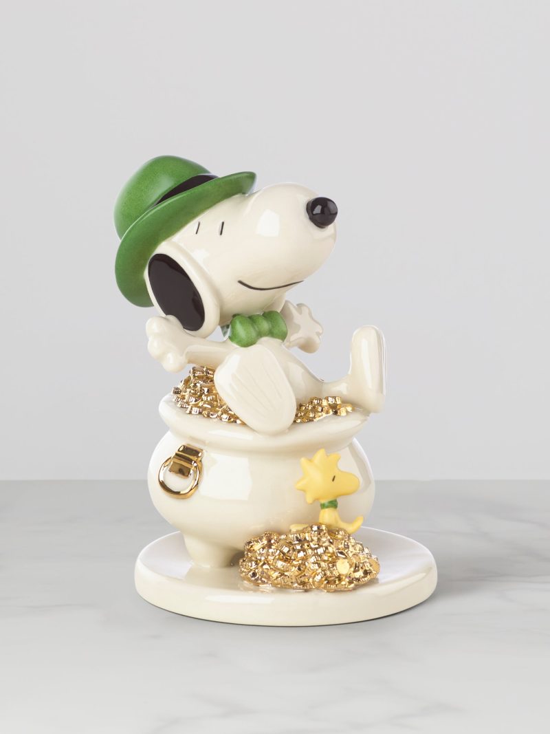 Snoopy Lucky Leprechaun Figurine