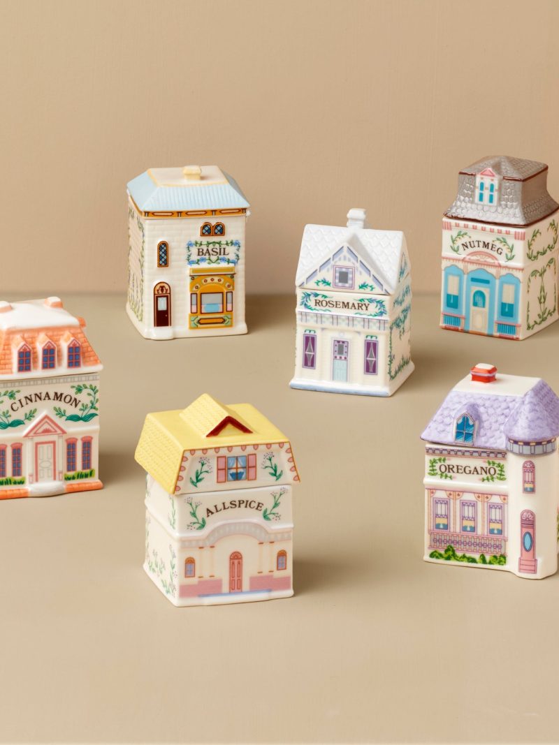 Lenox Spice Village 6-Piece Garden District Spice Jar Set
