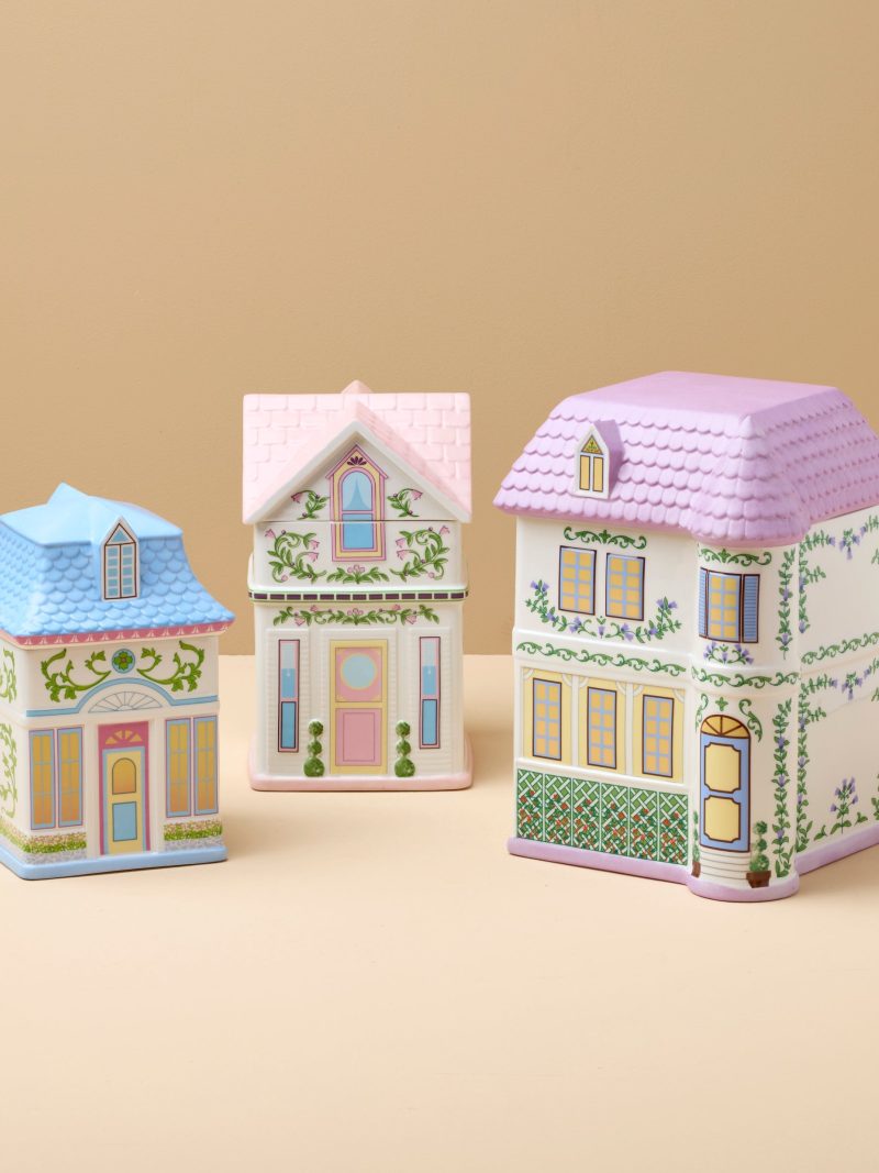 Lenox Spice Village House Canisters, Set of 3