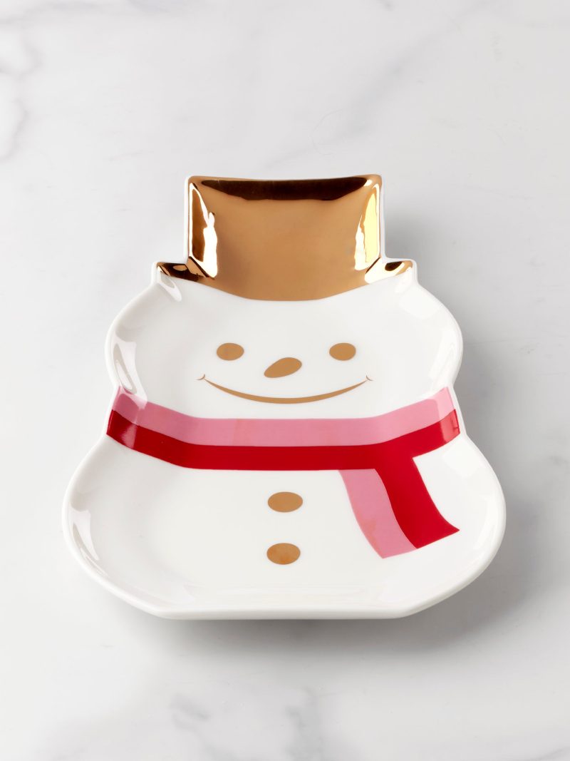 Be Jolly Snowman Candy Dish